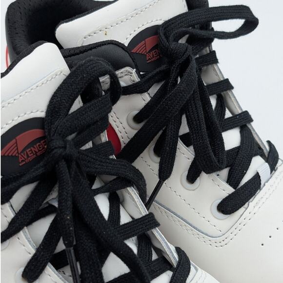 $120 Avenger Aero Trail Comp Toe Work Shoes Men's White/Red Size US8 EU41.5 - Picture 15 of 15